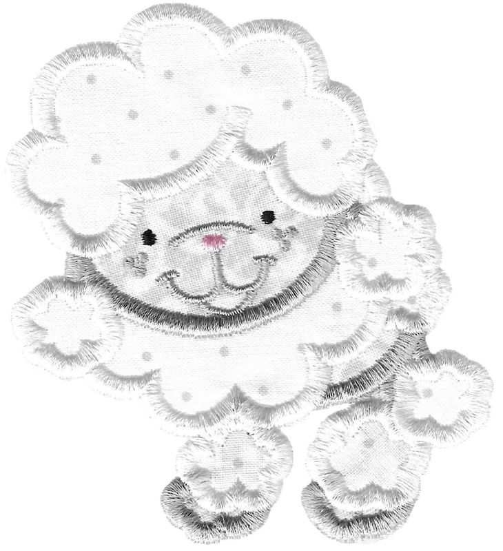 Poodle Applique