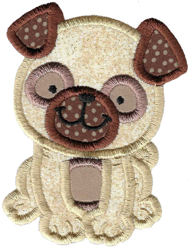 Pug Applique