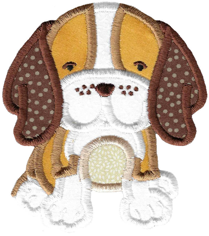 Basset Hound Applique