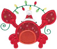 Applique Tropical Christmas Animals 5x7