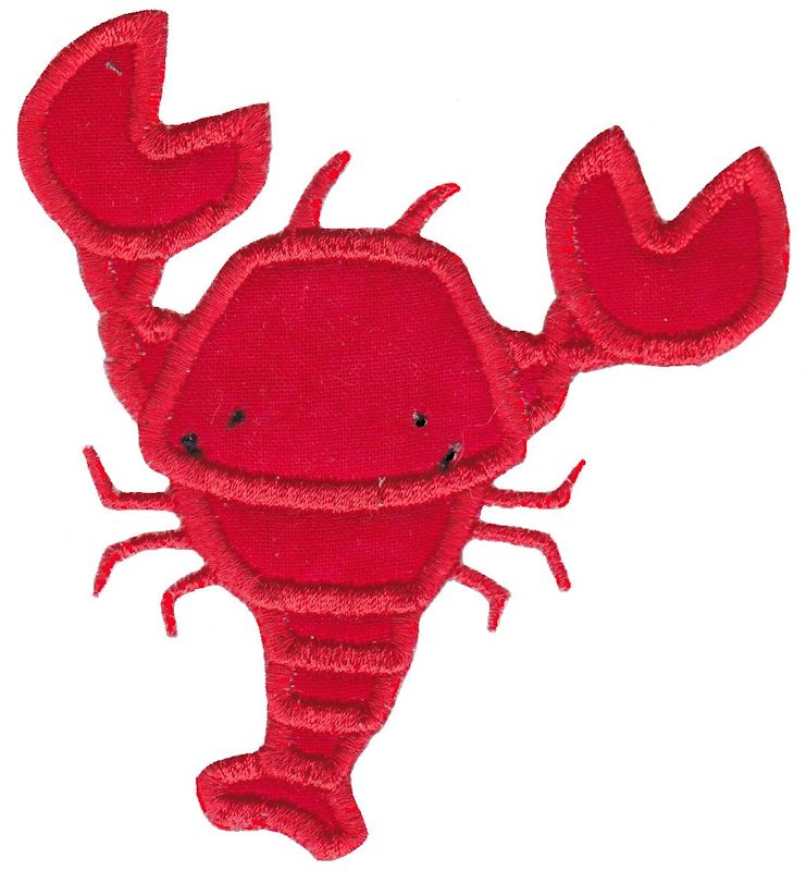 Aquarium Lobster Applique
