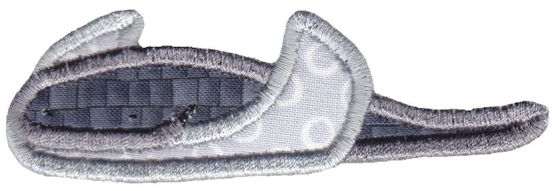 Aquarium Manta Ray Applique