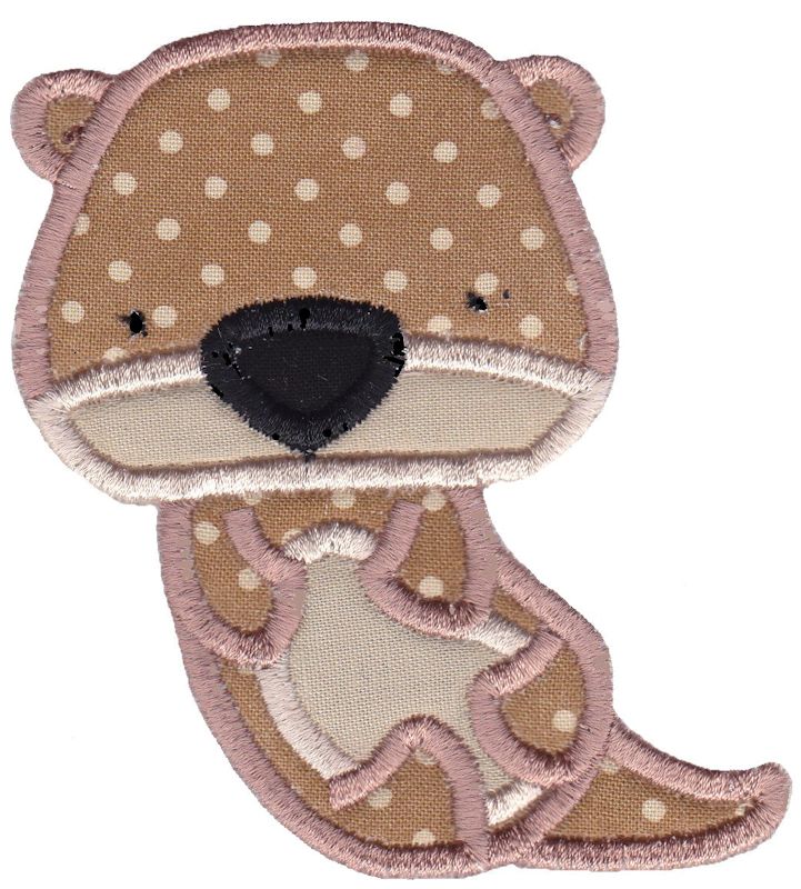 Aquarium Otter Applique