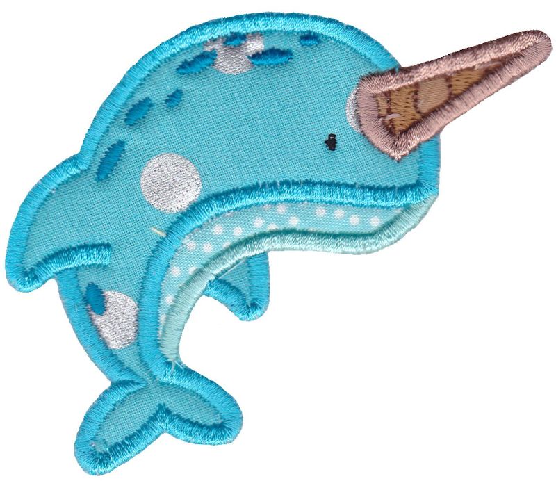 Arctic Narwhal Applique