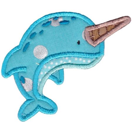 Arctic Narwhal Applique