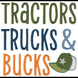 Tractors Trucks And Bucks