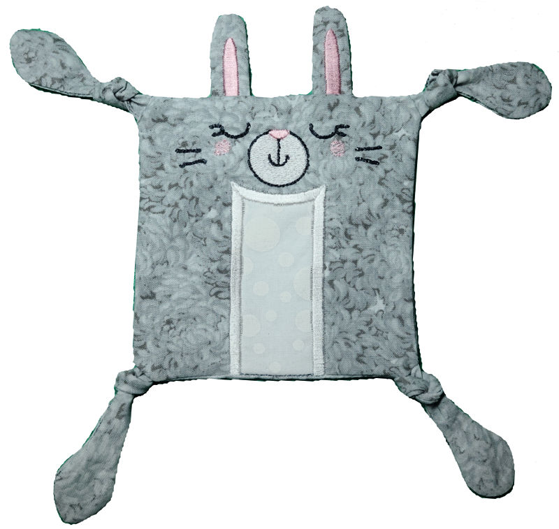 Bunny Taggie Blanket