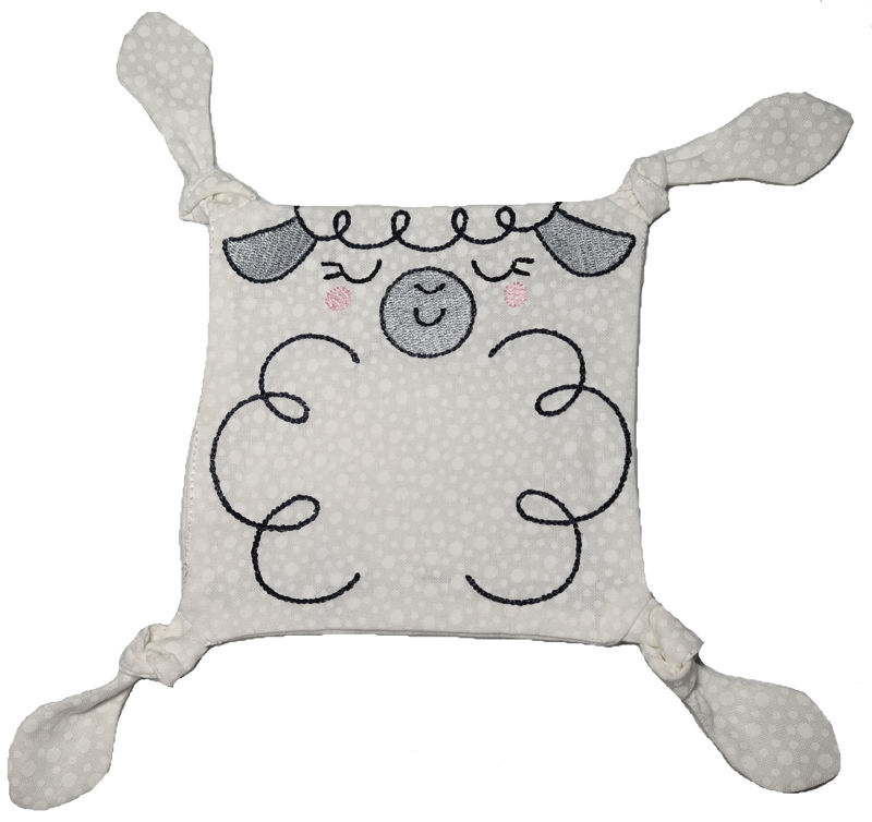 Sheep Taggie Blanket