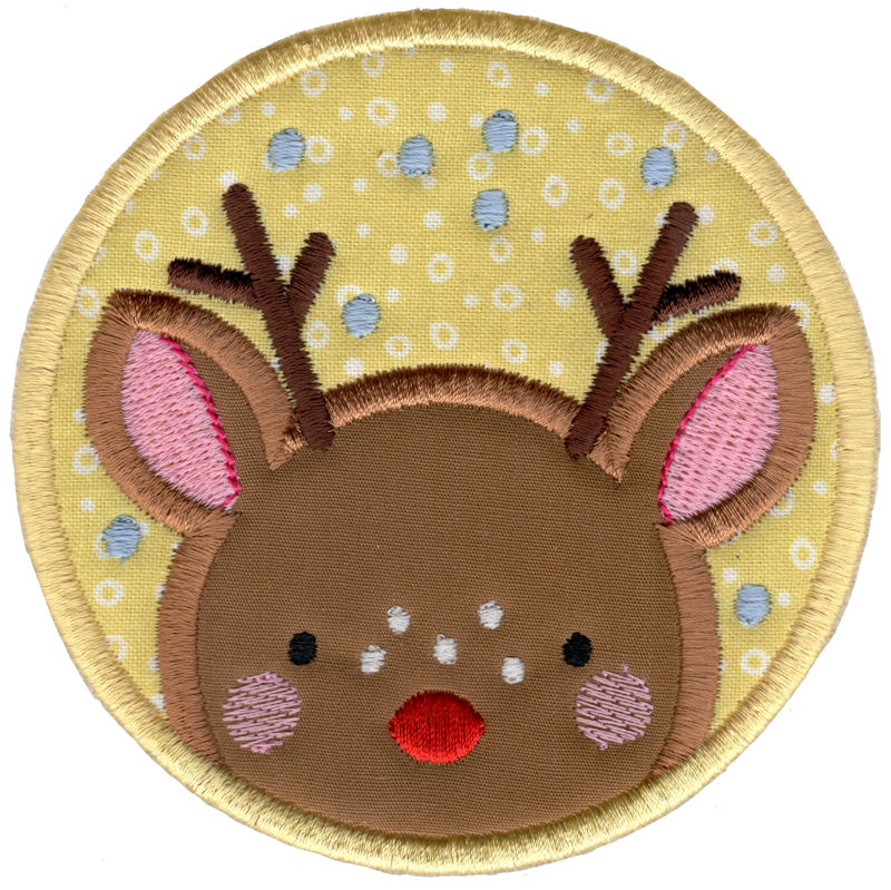 Reindeer Cookie Applique