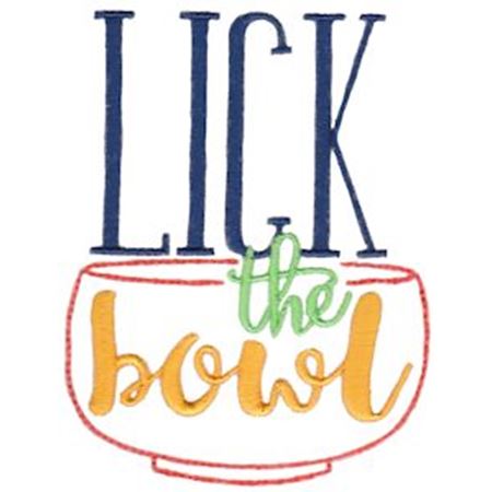 Lick The Bowl