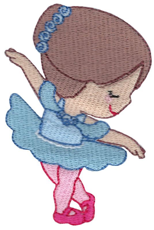 Ballerina in Aqua Tutu