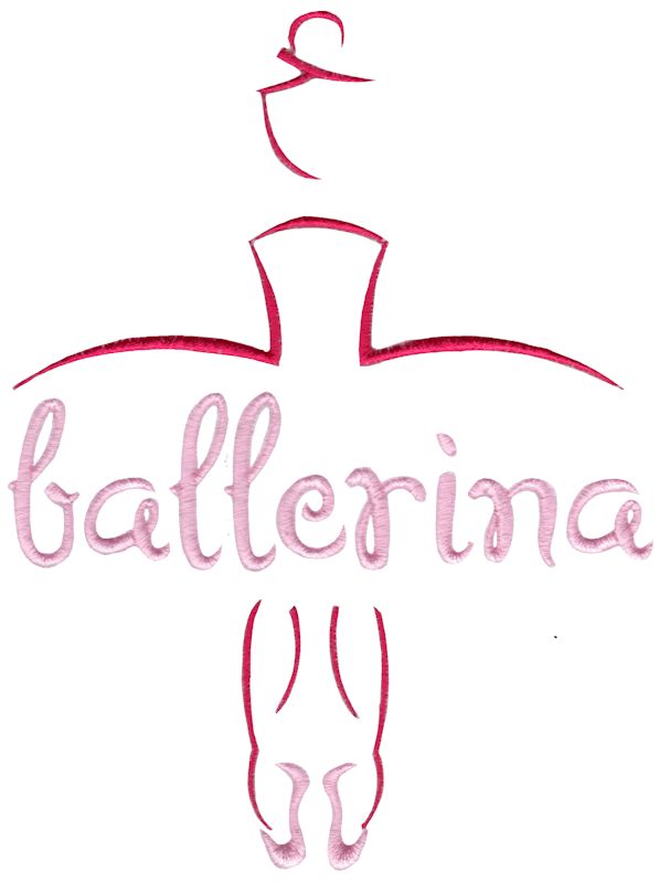 Ballerina Word Art