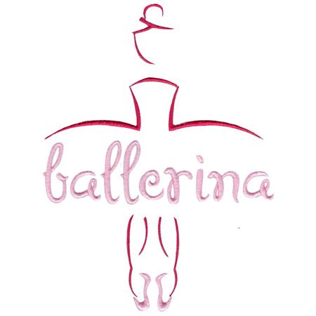 Ballerina Word Art