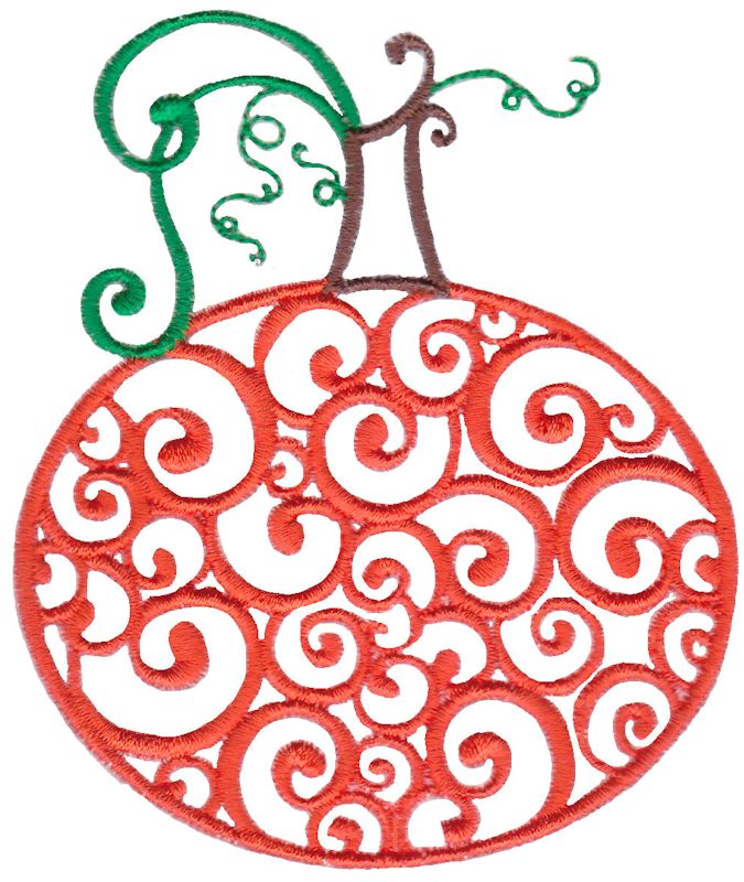 Baroque Swirly Pumpkin
