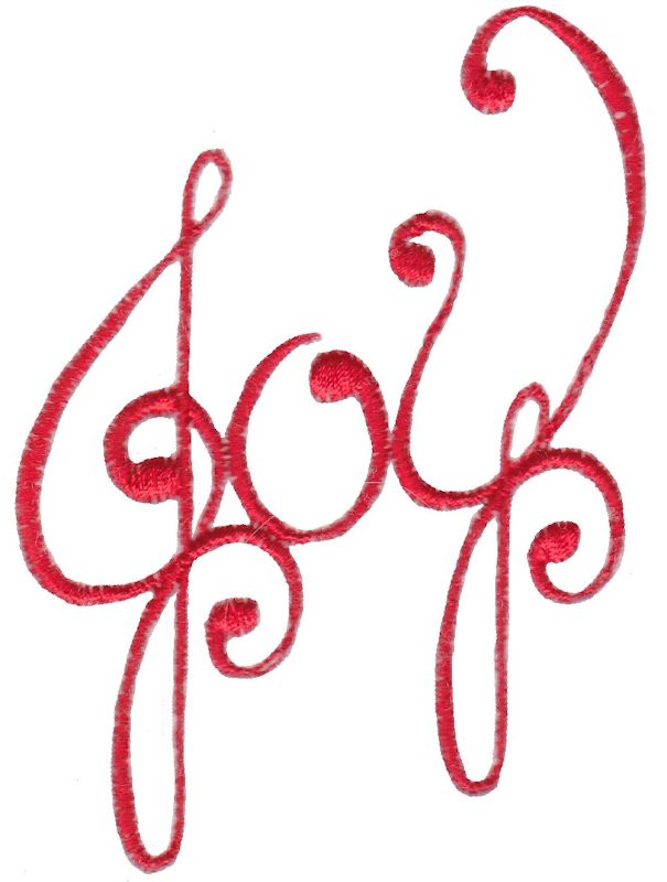 Baroque Swirly Christmas Joy