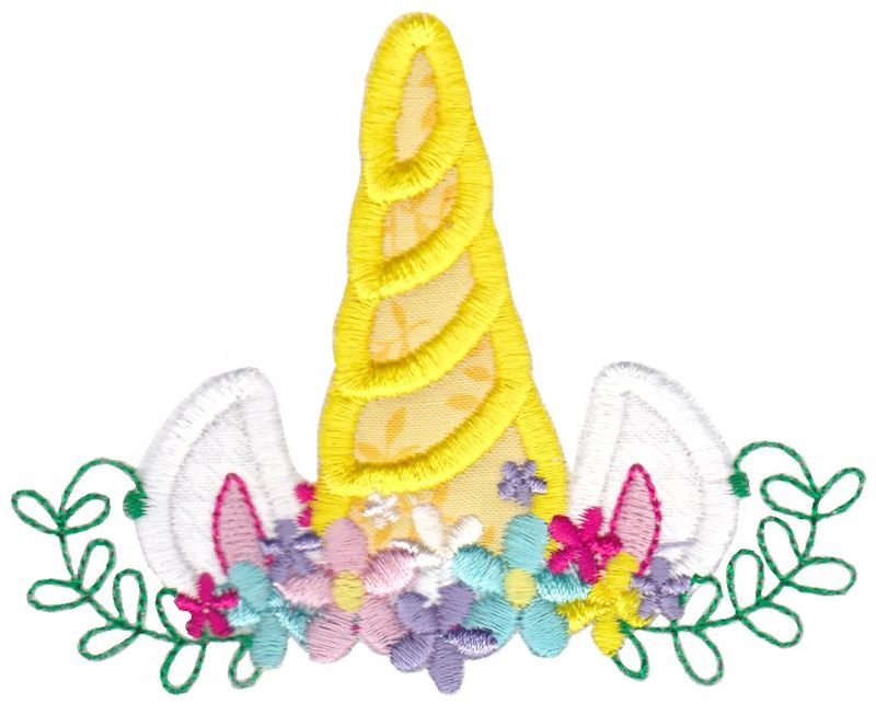 Unicorn Crown Applique