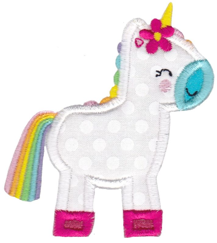 Standing Unicorn Applique