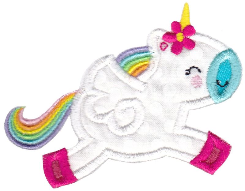 Jumping Unicorn Applique
