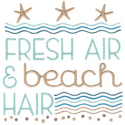 Fresh Hair And Beach Hair