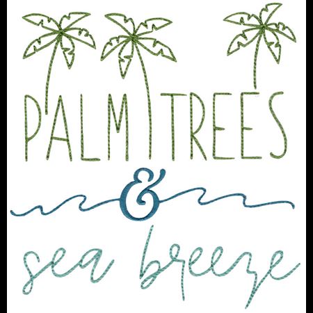 Palm Trees And Sea Breeze