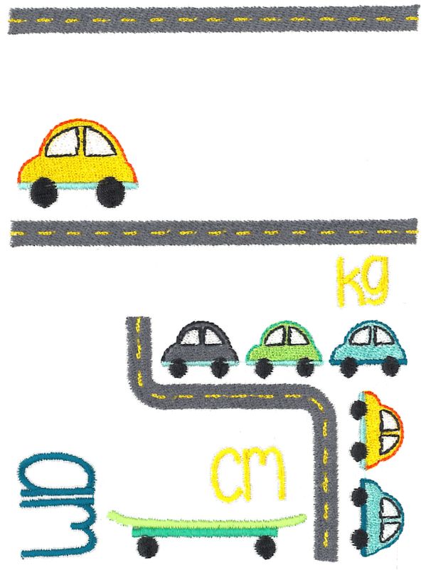 Car Birth Announcement Metric am