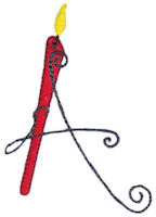 Birthday Candles Alphabet