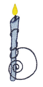 Birthday Candles Alphabet Lower Case b