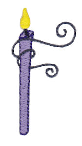 Birthday Candles Alphabet Lower Case f