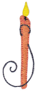 Birthday Candles Alphabet Lower Case j