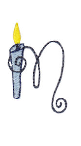 Birthday Candles Alphabet Lower Case m