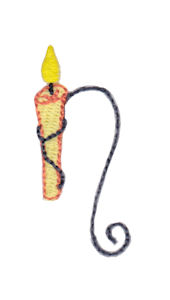 Birthday Candles Alphabet Lower Case n