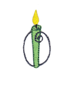 Birthday Candles Alphabet Lower Case o