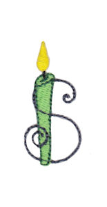 Birthday Candles Alphabet Lower Case s