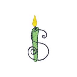 Birthday Candles Alphabet Lower Case s