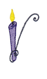 Birthday Candles Alphabet Lower Case v