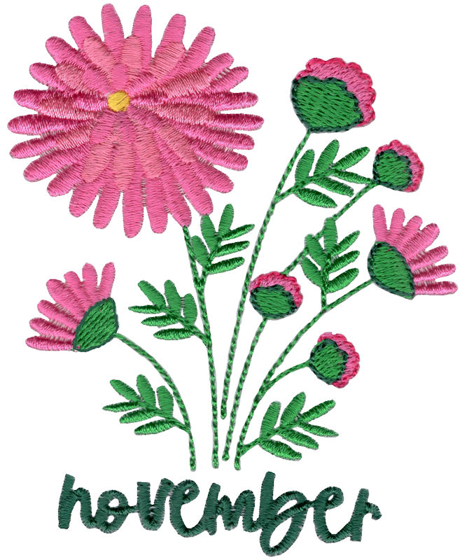 November Chrysanthemums And Camellias