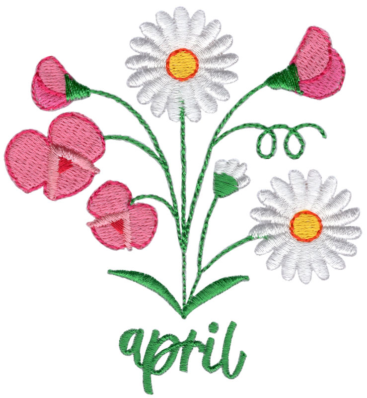 April Daisies and Sweet Peas