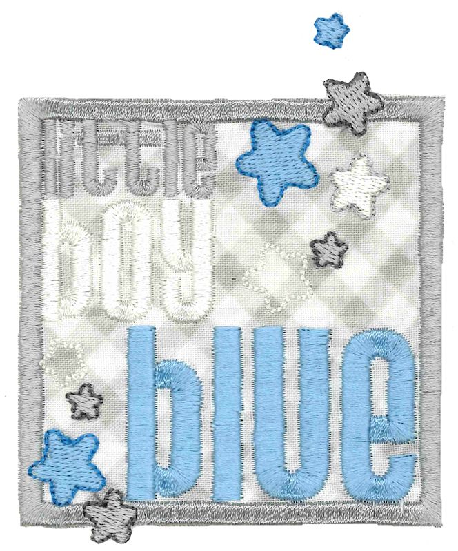 Little Boy Blue Applique