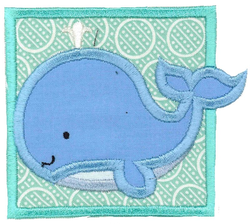 Whale Applique