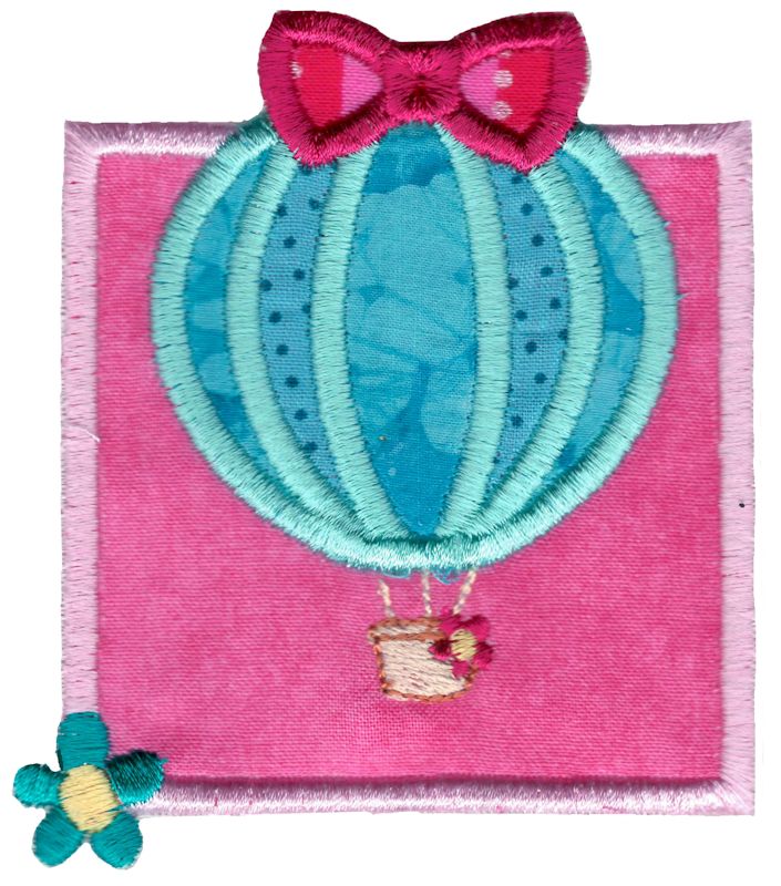 Hot Air Balloon Applique