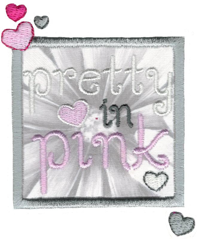 Pretty In Pink Applique