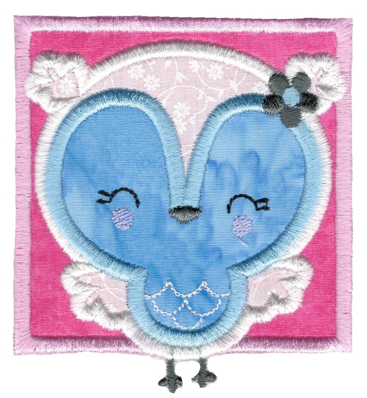 Girl Owl Applique