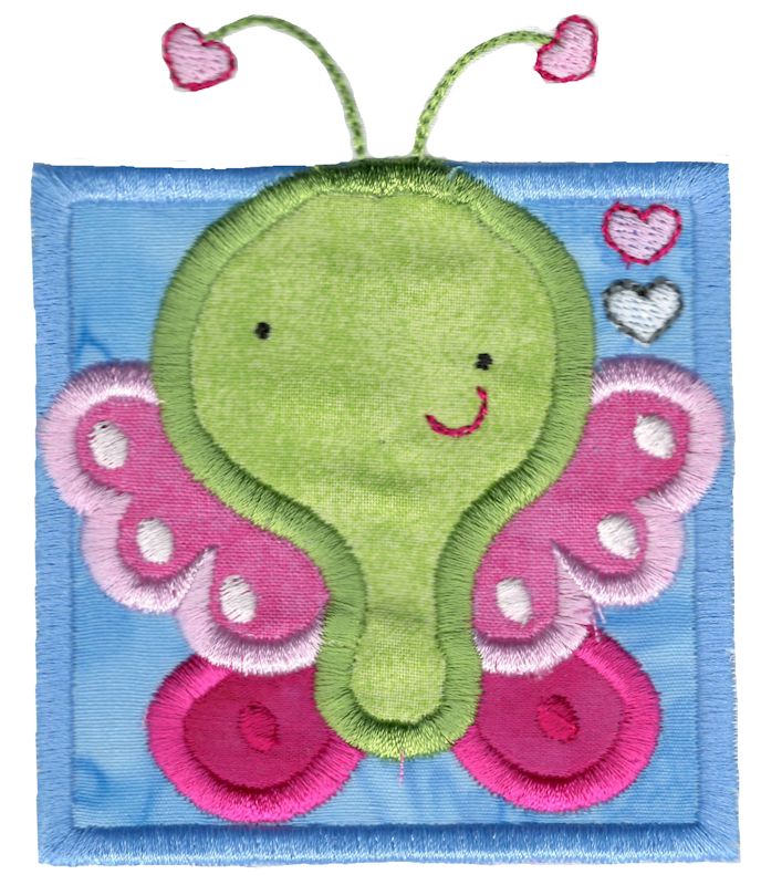 Cute Butterfly Applique