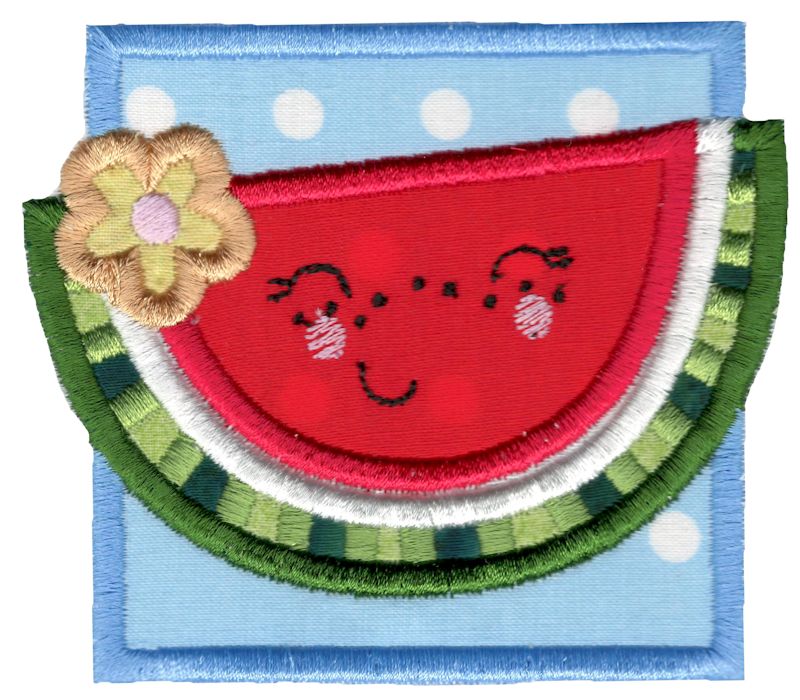 Cute Watermelon Applique