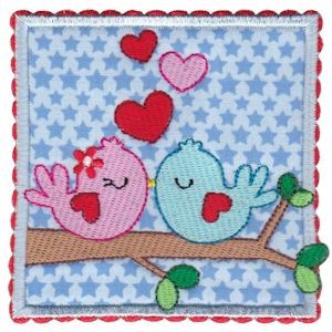 Love Birds Applique