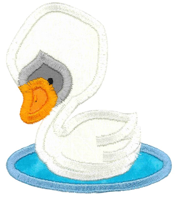 Swan Applique