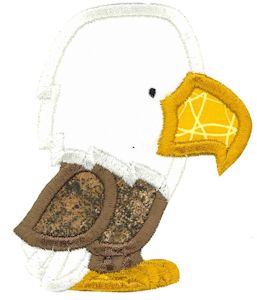 Boxy Birds and Reptiles Applique