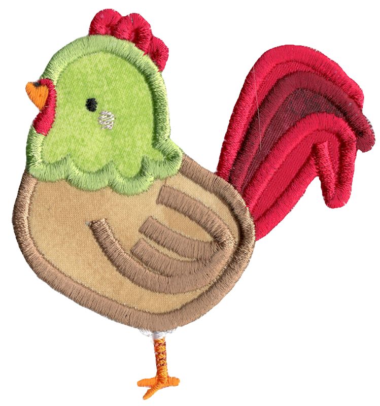 Applique Rooster