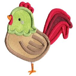 Applique Rooster