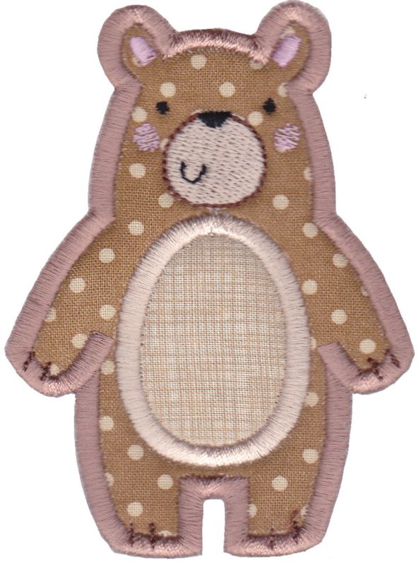 Boxy Bear Applique